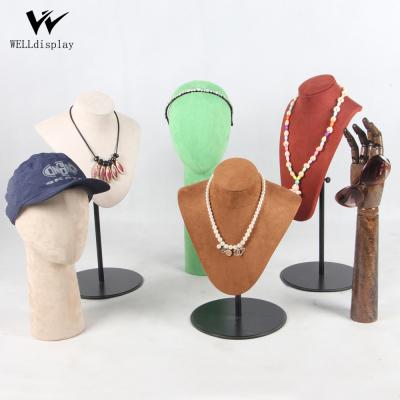 China Other New Customized Designed Velvet Collar Shape Mannequin for sale