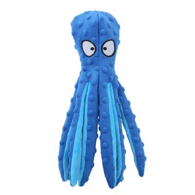 China Pet Supplies New Pet Squeak Toys Dog Toy Octopus Cat Octopus Plush Toy Skin Bite Shell Dog And Stocked Resistant Voice Dog Supplies for sale