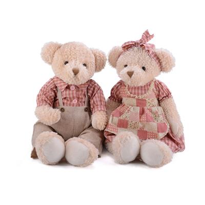 China Good Gift Design 25cm 10 Inches Small Teddy Bears Custom Plush Toys With Clothes for sale