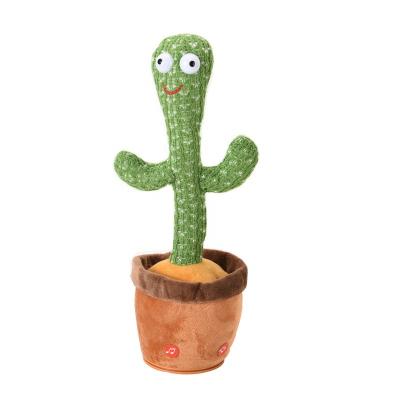 China Soft 120 Dancing Cactus 32cm Pbooo Dancing Cactus Toy Singing English Speak Repeating Talking Cactus Repeating Dancing Cactus Singing for sale