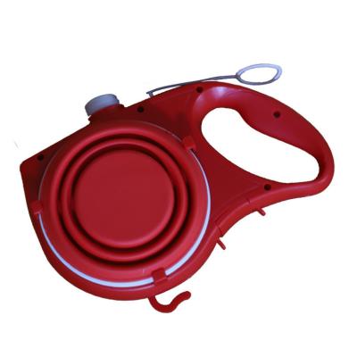 China Viable Hot Selling Collapsible Dog Leash Rope Pet Training Lead Leash Kettle Waste Bag for sale