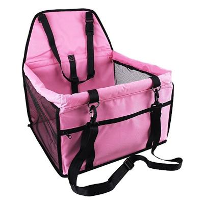 China Amazon Pet Convenient Travel Small Breathable Outdoor Adjustable Pet Carrier Dog Carry Bag Car Seat Foldable Pet Travel Bag for sale