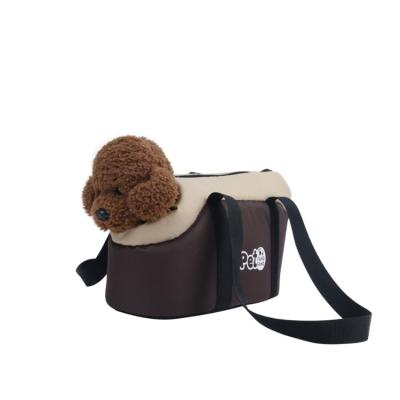 China Factory Direct Sales Pet Foldable Portable Handbag One-Shoulder Bag Foldable Pet Bed Dog Bag Cat Bag New for sale