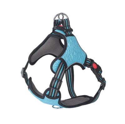 China Wholesale Viable No-Pull Dog Harness With Vertical Handle Calming Adjustable Reflective Outdoor Adventure Pet Vest for sale