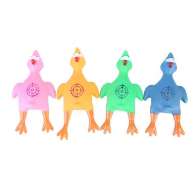 China Viable Chicken Toy Pet Latex Squeaky Chicken Toy For Small Medium Dogs for sale