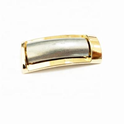 China Hot Sales Shoe Buckle Gold Color Metal Zinc Alloy Shoe Buckles In 2 Parts For Ladies for sale