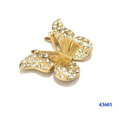 China Shoe Buckle Butterfly Shoe Accessories Metal Shoe Clip Buckle Ladies Sandal Buckle for sale