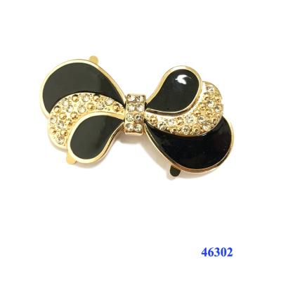 China Shoe Buckle Butterfly Shape Metal Women Latest Shoe Accessories For Shoe Buckles for sale