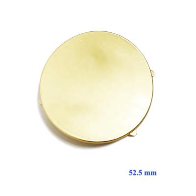 China Fancy Shoe Buckle Round Shape Pearl Gold Metal Shoe Buckles Accessories for sale