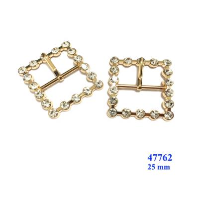 China Shoe Buckle Fashion Shoe Buckles Metal Women Sandal Pin Buckles Decoration 25 Mm for sale