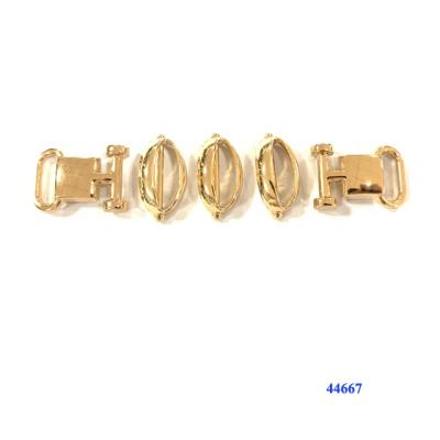 China Shoe Buckle Gold Color Alloy Shoe Buckles Metal Shoe Ornament for sale