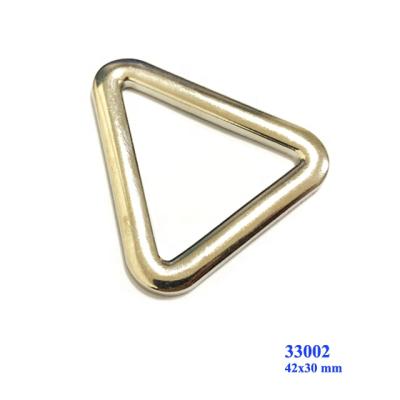 China Shoe Accessories Wholesale Decorative Metal Triangle Rings Buckles For Bags Decoration for sale