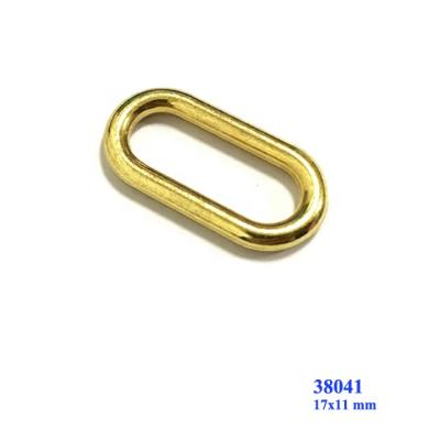 China Shoe Accessories Nickel Hardware Free Metal Oval Ring Buckles For Handbags for sale