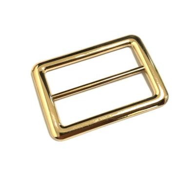 China High Quality Lightweight Shoe Accessories Gold Metal Square Ring Buckles Accessories for sale