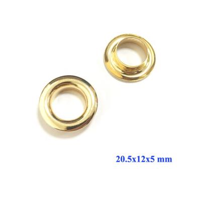 China Shoe Buckle Wholesales Gold Color Metal Round Eyelets Button For Shoe And Clothing for sale