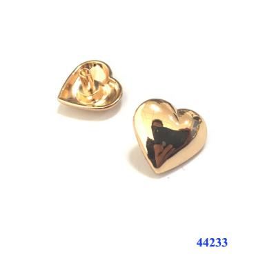 China Shoe Buckle Nickel Free Heart Shape Metal Rivets For Shoe And Clothing for sale