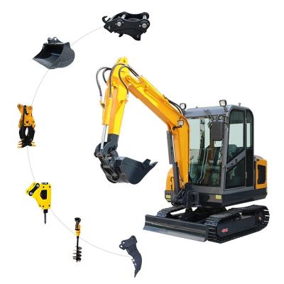 China T2 4 1.5 6 3 3.5 Construction Material Stores Chinese Manufacturer SAAO China Small Micro 1 Ton Digger Mini Excavator Price With EPA 4 EURO 5 for sale