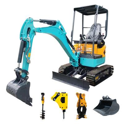 China Building Material Stores Cheap Price Chinese Mini Excavator Accessories Free Shipping Small Mini Crawler Digger 1 Ton 2 Ton For Sale for sale