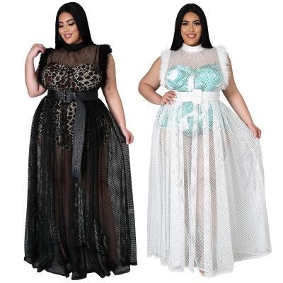 China 2021 Summer Cheap Plus Size Breathable Hot Selling Two Piece Set Plus Size Dress for sale