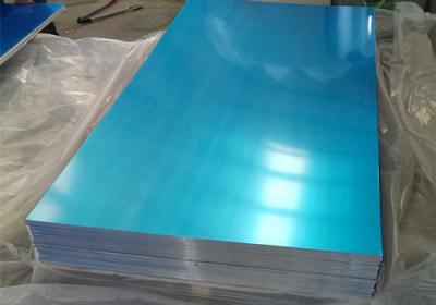 China 3mm 4mm 5mm 3003 Aluminum Sheet With Blue PVC RAL Color Rust Resistance for sale