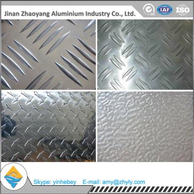 China 2mm Anti Slip Embossed Aluminum Sheet for sale