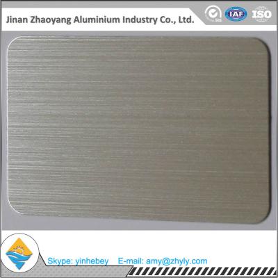 Chine Feuille d'alliage d'aluminium de l'humeur 6063 T6 feuille en aluminium de brosse de 30mm x de 1220mm x de 2440mm à vendre