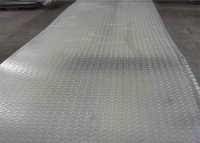 China 5052 5083 H12 H14 Ribbed Embossed Aluminum Sheet  / Aluminum Tread Plate For Ship for sale