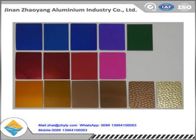 China Anodized Finish 1050 1060 1100 Aluminum Sheet Rust Resistant For Tags / Nameplate for sale