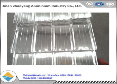 China No Pollution Fireproof Corrugated Aluminum Sheet Excellent UV Resistance for sale