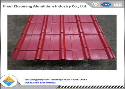 China Color Coated 1060 Corrugated Aluminum Sheet Zinc Aluminum Roofing Panels for sale