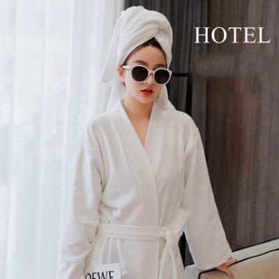 China 100% Breathable White Velvet Bathrobe Kimono Cotton Bathrobe Spa Cotton Embroidery Bathrobe for sale