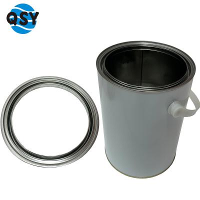 China Non Refillable Tin Cans 3L Chemical Cans 3L Top Diameter 152mm Metal Components Paint Cans for sale