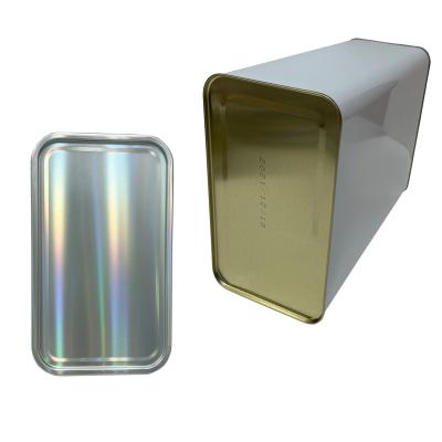 China Diameter 65mm Non Refillable Tinplate Bottom End Cap Lid For Metal Chemical Industrial Canisters for sale