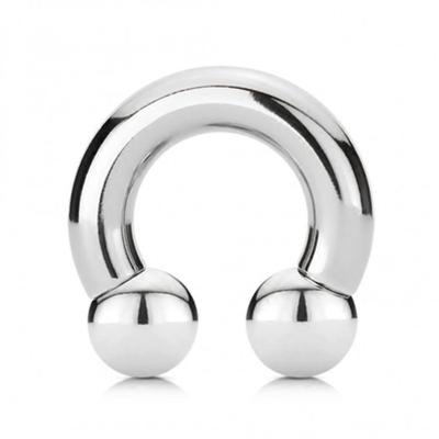 China Adult Titanium Internally Threaded Horseshoes Ring Body Piercing Plain Horseshoe Piercing for sale