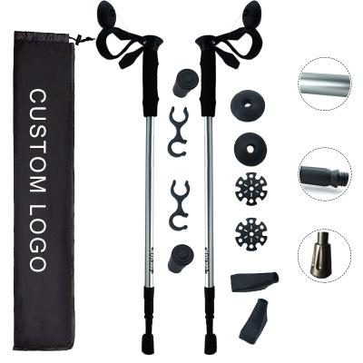 China High Quality Pole Foldable Carbon Trekking OEM Crutch Wholesale Nordic Walking Pole Pole for sale