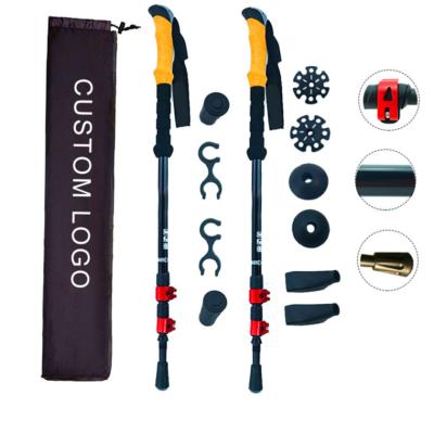 China Cork Hiking Sticks Walking, Hiking Poles Trekking, Aluminum Climbing Stick for sale