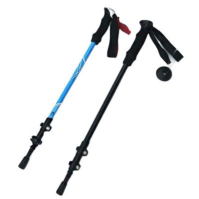 China Amazon OEM Hot Selling Shockproof Shockproof Rise Walking Pole Flexible Walking Trekking Trail Poles Trekking Poles for sale