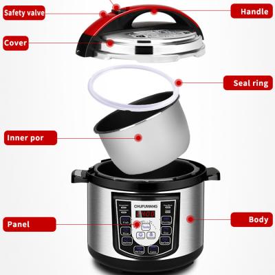 China Hotel Multifunctional Rice Cooker Cooking Machine Electric Pressure Cooker for sale