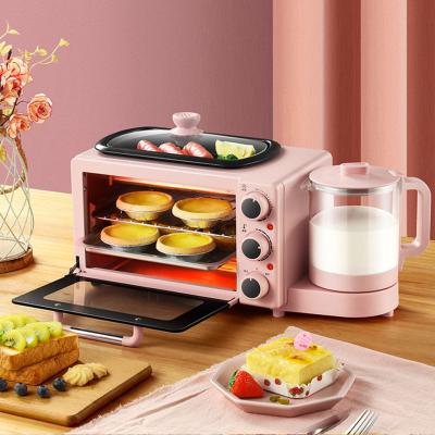 China Household factory good quality 3 in 1 multifunctional breakfast maker toaster cooking pan sandwich maker for sale