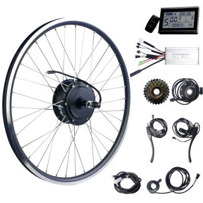 China Electric Bicycle Conversion Kit 24V/36V48V 250W Brushless Gear Hub Motor Kit With Display For Ebike Conversion Kit-Ebike 16