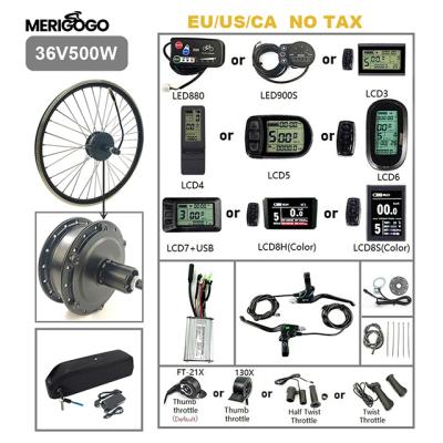 China Two series fast delivery electric bike battery included conversion electric bicycle kit hub drive kit with 36V23.4AH HAILONG battery for sale