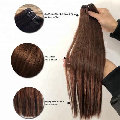 China Young Lady Intestine Directly Hot Sell Online Shopping Fast Delivery Tangle Free Shedding Double Drawn Hair Weft Extensions Free for sale