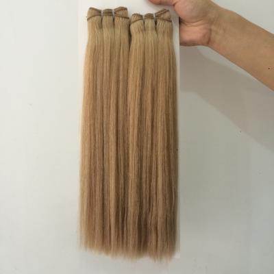 China Young Inch Russian Virgin Remy Cuticle Aligned Hair Weft Intestine Pulled Wholesale Lady Directly Double 8 To 30 Inch Hair In Extensions for sale