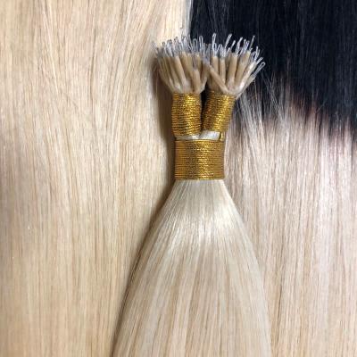 China Indian Double Straight Hair Silky Straight Top Indian Straight Hair Double Pulled Nano Wave Bead Ring Bead Hair Extension Trade Assurance Vendor Vrigin Straight for sale