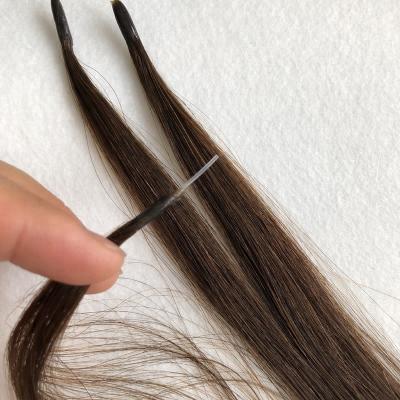 China Russian Virgin Remy Hair Double Drawn Silky Straight Wave Cuticle Aligned Hair Ring Hair Extensions Nano for sale