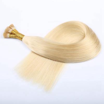 China Silky Straight Wave Light Blonde Color 613 European Hair Tip Hair Extensions 1g/strand I for sale