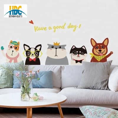 China Fashion Cartoon Anti-Water Wall Sticker High Quality Decorative Fridge Poster Removable Waterproof Home Decor and Wall Decals Sticker for sale