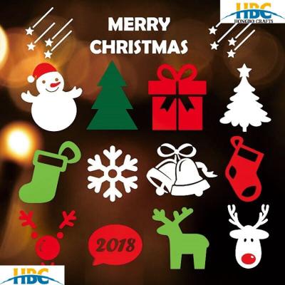 China Waterproof+Eco-friendly Christmas Decoration PVC Window Sticker Waterproof+Eco-friendly for store, party and home. for sale