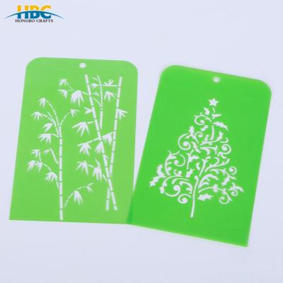 China school & office school & Desktop Factory Supply Customized Decorate Stencil Art Templates Kids PVC Creative Drawing Plastic Paint Set for sale