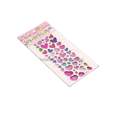 China Decorative Sticker Decal Wholesale Widely Use Popular Style Eco-friendly Label Printing Jelly Stickers For Kids Crystal Clear Round Epoxy Resin Sticker for sale